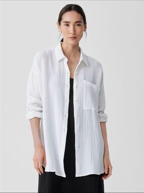 Kona Sol White Lightweight Button Shirt